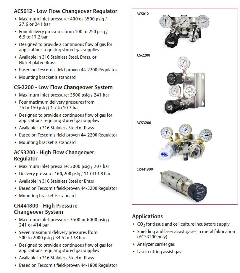 Automatic Changeover Regulators and Systems(圖1)